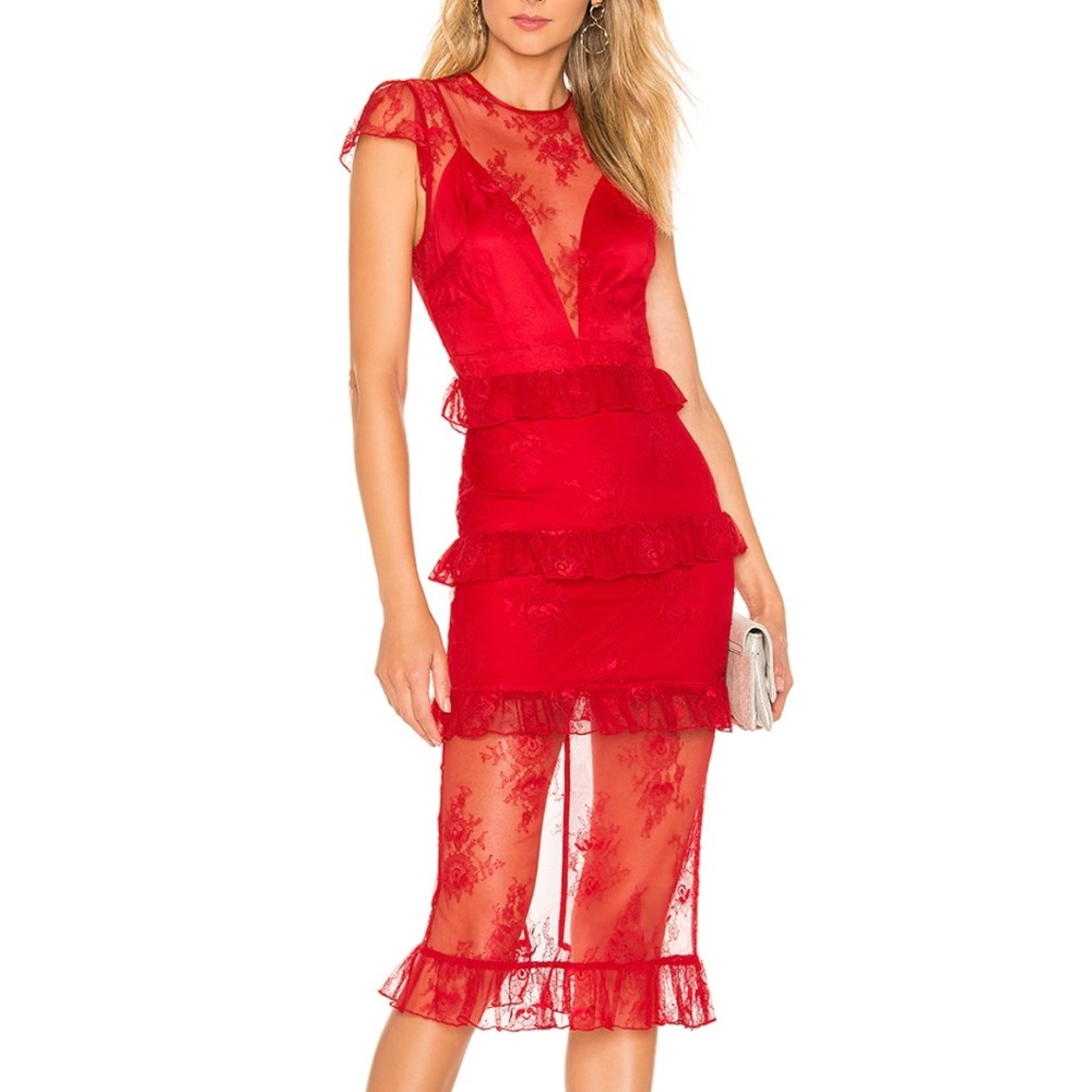 Revolve x Majorelle Angeli Midi Dress